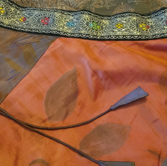 Shimmery Light Boho Hippie skirt - Picture 10 of 13